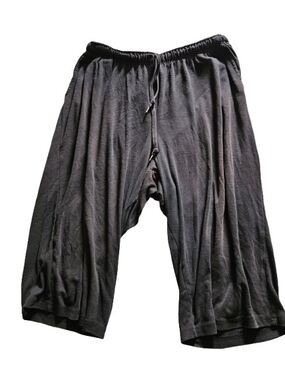 Black Palazzo Gaucho‎ Pants 2XL Wide Leg Lounge Boho Chic